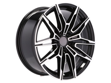 Jantes Look BMW  M3 M4 Style 825M  18x8 5X120 ET 34 72.6 (Preto Polido)