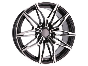 Jantes Look BMW  M3 M4 Style 825M  18x8 5X120 ET 34 72.6 (Preto Polido)