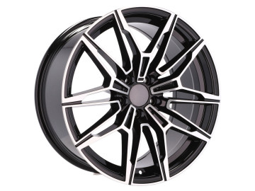 Jantes Look BMW  M3 M4 Style 825M  18x8 5X120 ET 34 72.6 (Preto Polido)