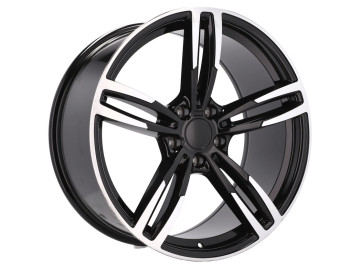 Jantes Look BMW 437M  18x8 5X120 ET 40 72.6 (Preto Polido)