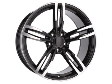 Jantes Look BMW 437M  18x8 5X120 ET 40 72.6 (Preto Polido)