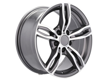 Jantes Look Bmw Style 343 M5 M6 18x9 5X120 ET 37 72.6 (Cinza Polida) 