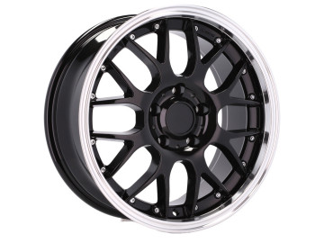 Jantes Look BBS RS-GT 18x9 5X120 ET 38 72.6 (Preto + Aba Polido)