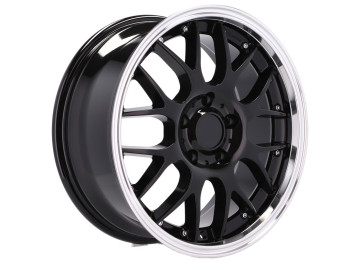 Jantes Look BBS RS-GT 18x9 5X120 ET 38 72.6 (Preto + Aba Polido)