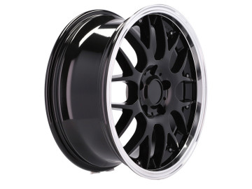 Jantes Look BBS RS-GT 18x9 5X120 ET 38 72.6 (Preto + Aba Polido)