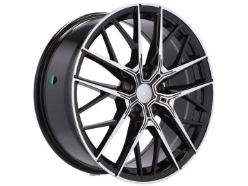 Jantes Look Bmw Style 555M 19x8 5X112 ET 50 66.6 (Preto Polido) 