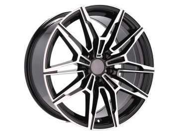 Jantes Look Bmw M3 M4 Style 825M 19x8 5X120 ET 36 72.6 (Preto Polido) 