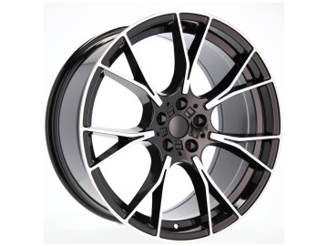 Jantes Look BMW 789M 19x8.5 5X112 ET 26 66.6 (Preto Polido) 