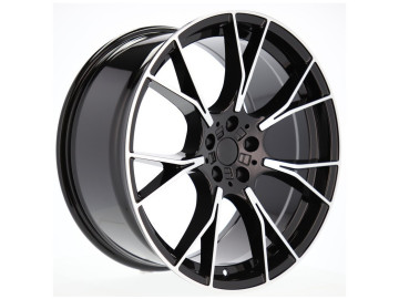 Jantes Look BMW 789M 19x8.5 5X112 ET 26 66.6 (Preto Polido + Revestimento em Pó)