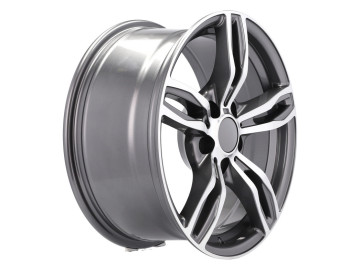 Jantes Look Bmw Style 343 M5 / M6 19x8.5 5X120 ET 33 72.6 (Cinza Polida)