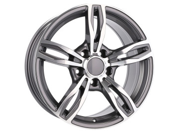 Jantes Look Bmw Style 343 M5 / M6 19x8.5 5X120 ET 33 72.6 (Cinza Polida)