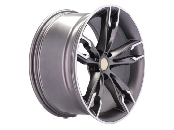 Jantes Look BMW Style 668M 19x8.5 5X120 ET 33 72.6 (Cinza Polida Metade Matte) 