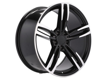 Jantes Look Bmw 437M 19x8.5 5X120 ET 35 72.6 (Preto Polido) 