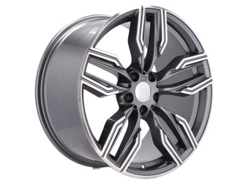 Jantes Look Bmw 760M 19x9.5 5X120 ET 33 72.6 (Cinza Polido)