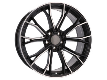 Jantes Look Bmw Style669 M Performance 20x10 5X120 ET 40 72.6 (Preto Polido Metade Matte) 