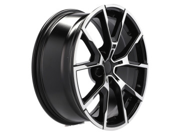 Jantes Look Bmw Style728M 20x10 5X120 ET 42 72.6 (Preto Polido)