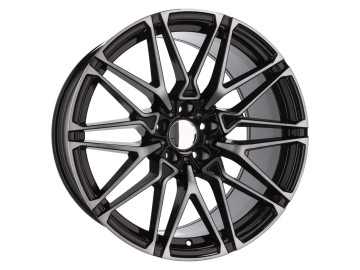 Jantes Look BMW style 818M 20x11.5 5X120 ET 38 74.1 (Preto + Face Pintada)