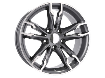 Jantes Look Bmw Style 668M 20x9.5 5X112 ET 40 66.6 (Cinza Polido Metade Matte)