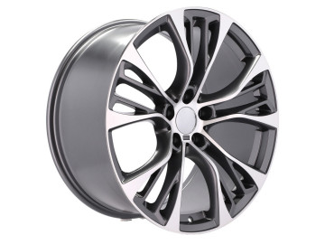 Jantes Look BMW style 599 21x10 5X120 ET 40 74.1 (Cinza Polido)