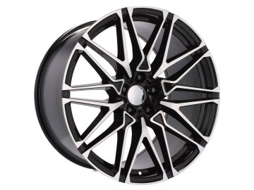 Jantes Look BMW style 818M 21x10 5X120 ET 40 74.1 (Preto Polido)