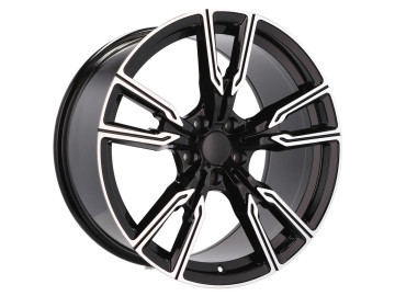 Jantes Look BMW Style 747M X5 X6 21x10.5 5X120 ET 40 74.1 (Preto Polido)