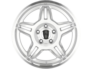 Jantes Look BMW Style 24 M3 E36 17x8 5X120 ET 35 72.6 (Prata + Aba Polida)