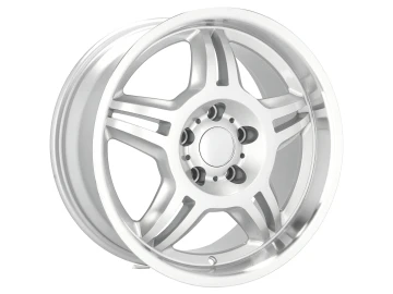 Jantes Look BMW Style 24 M3 E36 17x8 5X120 ET 35 72.6 (Prata + Aba Polida)