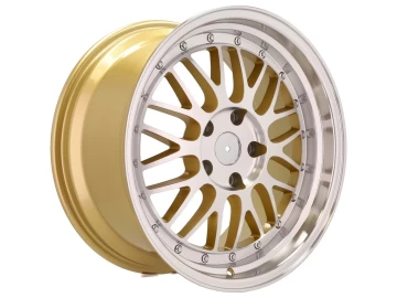 Jantes Look BBS 18x9 5X120 ET 35 72.6 (Gold + Polido)