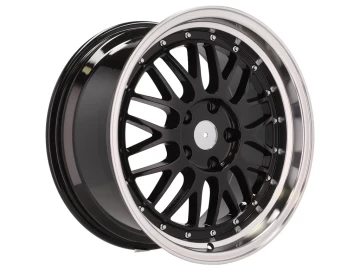 Jantes Look BBS 18x9 5X120 ET 35 72.6 (Preto + Aba Polida)