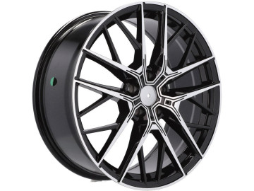 Jantes Look BMW Style 555M 17x7.5 5X120 ET 40 72.6 (Preto Polido)