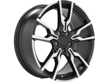 Jantes Look BMW Style 637 18x7.5 5X112 ET 45 66.6 (Preto Polido Metade Matte)