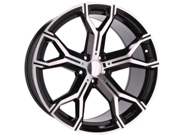 Jantes Look BMW Style 741M 20x10 5X120 ET 40 74.1 (Preto Polido)