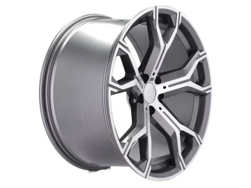 Jantes Look BMW Style 741M 20x10.5 5X112 ET 40 66.6 (Cinza Polido + Revestimento em Pó)