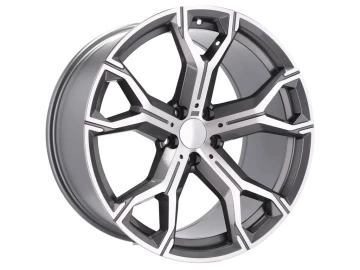 Jantes Look BMW Style 741M 20x10.5 5X112 ET 40 66.6 (Cinza Polido + Revestimento em Pó)