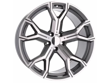 Jantes Look BMW Style 741M 20x10.5 5X112 ET 40 66.6 (Cinza Polido + Revestimento em Pó)