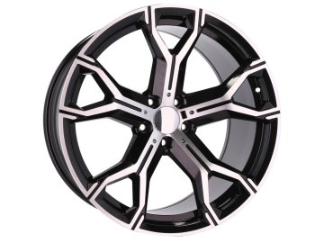 Jantes Look BMW Style 741M   20x10.5 5X112 ET 40 66.6  (Preto Polido)