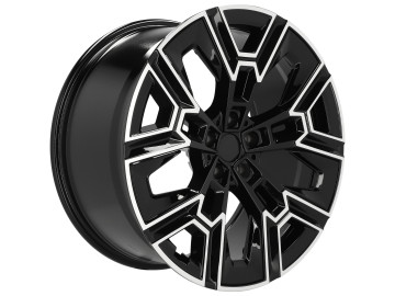 Jantes Look BMW Style 939M 20x10 5X112 ET 46 66.6 (Preto polido + detalhe preto)