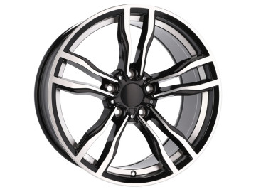 Jantes Look BMW style 612 19x8.5 5X120 ET 30 72.6 (Cinza Polida + Revestimento Polido)