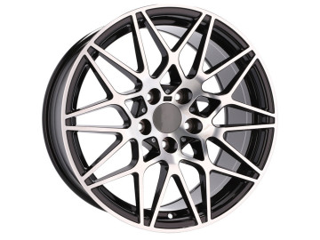 Jantes Look BMW style 666 M4 GTS 18x8.5 5X120 ET 35 72.6 (Preto Polido)