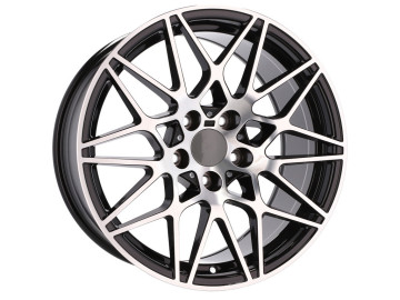Jantes Look BMW style 666 M4 GTS 19x8.5 5X120 ET 34 72.6 (Preto Polido)