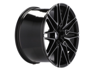 Jantes Look BMW style 818M 20x10 5X120 ET 40 74.1 (Preto + Face Maquinada)