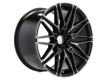 Jantes Look BMW style 818M 20x10 5X120 ET 40 74.1 (Preto + Face Maquinada)