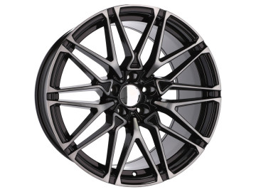 Jantes Look BMW style 818M 20x10 5X120 ET 40 74.1 (Preto + Face Maquinada)