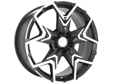 Jantes Look BMW style 873M 20x8 5X112 ET 46 66.6 (Preto Polido Metade Matte)