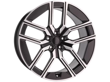 Jantes Look BMW style 907M 20x10 5X112 ET 41 66.6 (Preto Polido Metade Matte)