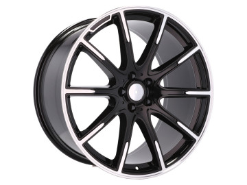 Jantes Look Mercedes Brabus 21x10 5X112 ET 54 66.6 (Preto Polido) 