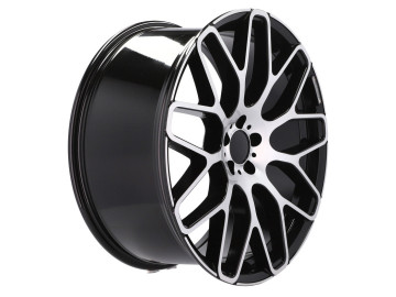 Jantes Look Mercedes SMART BRABUS 22x10 5X112 ET 46 66.5 (Preto Polido)