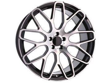 Jantes Look Mercedes SMART BRABUS 22x10 5X112 ET 46 66.5 (Preto Polido)