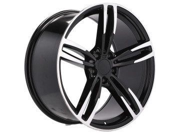 Jantes Look Bmw 437M 19x8.5 5X120 ET 35 72.6 (Preto Polido)