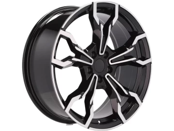 Jantes Look Bmw 765M 18x8 5X120 ET 43 72.6 (Preto Polido)